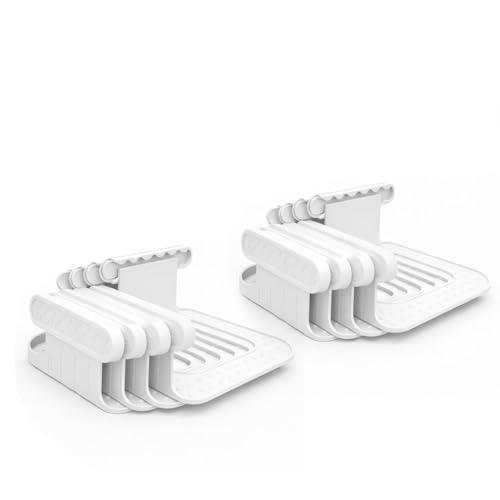 Bed Sheet Holders, Corner Fasteners, 8 Count, Whit... (‎White | ‎ABS)