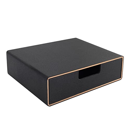 Stackable Organizer Drawer PU Leather Classic Hand... (Leather)