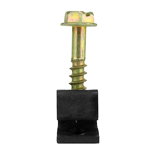 Skywalker Flexible Single Cable Screw Clips (Pack of 100 / Black)