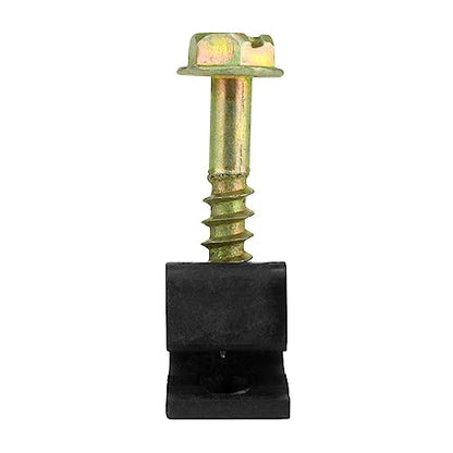 Skywalker Flexible Single Cable Screw Clips (Pack of 100 / Black)