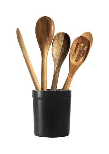 3951 Black Utensil Holder Large (Black | Ceramic)