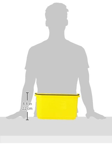 Rubbermaid Commercial Products 10 Quart Sanitizing Cleaning Caddy Supplies Organizer Yellow Housekeeping Cart Accessories for Hotel/Motel/Cleaning Cart Organization