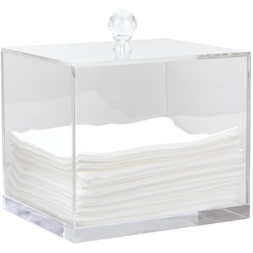 ForPro Pure & Simple XL Facial Towel Acrylic Holder, Disposable