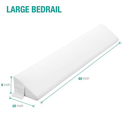 Vekkia Queen Size Bed Wedge Pillow for Headboard Gap,0-6" Gap Filler