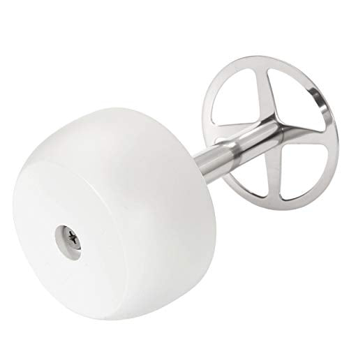 CozyCabin Toothbrush Holder Stand, for Razor, Bathroom Vanity Countertop, Stainless Steel Toothbrush Bathroom Organizer (White)