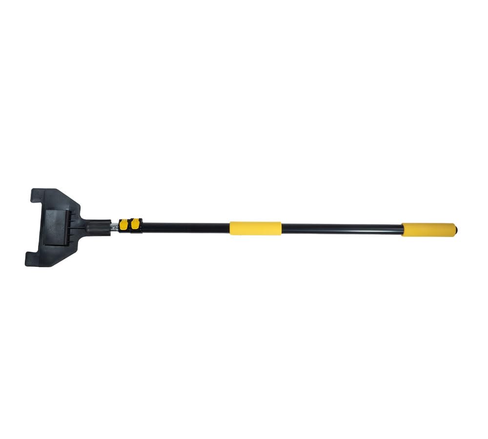 Mytee Products 8ft V Shaped Board Corner Protector Extension Handle - Edge Protector Pole for Flatbed, Adjustable Locking Clamps V Edge Sponge Hand Held Guards Handle