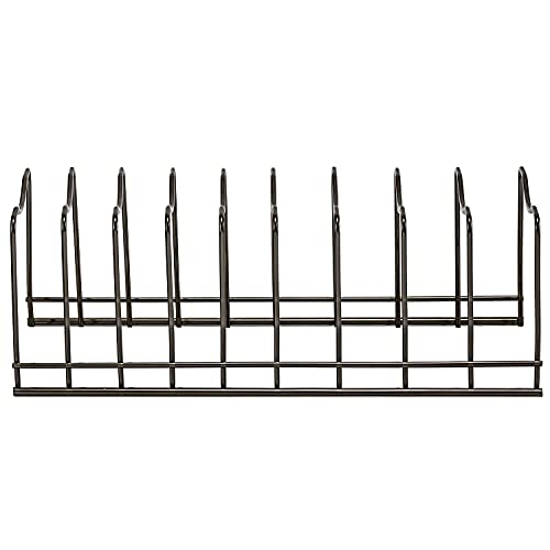 Pot Lid Holder Organizer, Kitchen Countertop Stora... (Satin Nickel)