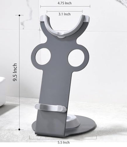 Hair Dryer Stand for Dyson Supersonic, Hair Dryer Holder Organizer for Diffuser Nozzle, Bathroom Countertop Storage Stand
