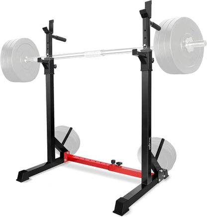 Squat Rack for Home Gym, Adjustable Barbell Stand... (Alloy Steel)