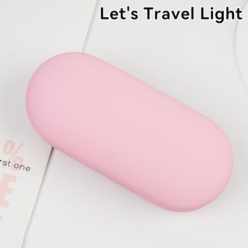Eyeglass Case Double Sided Travel Size Portable Contact Lens Box 2 in 1 | Multifunction With Tool for Daily Outdoor Office