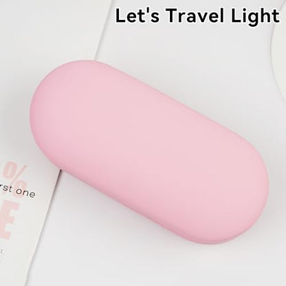 Eyeglass Case Double Sided Travel Size Portable Contact Lens Box 2 in 1 | Multifunction With Tool for Daily Outdoor Office