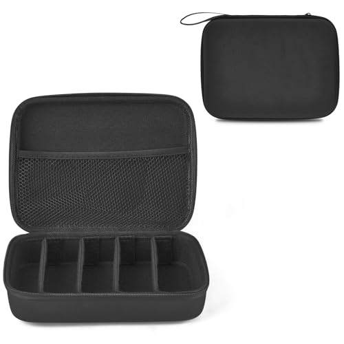 Mkono Travel Sunglasses Case Glass Organizer Multiple Pairs Adjustable Slot | Soft Lining, EVA Hard Shell, Mesh Pocket, Portable Storage Multiple Eyewear, for Backpacks, Luggage, Daily Use, Men Women