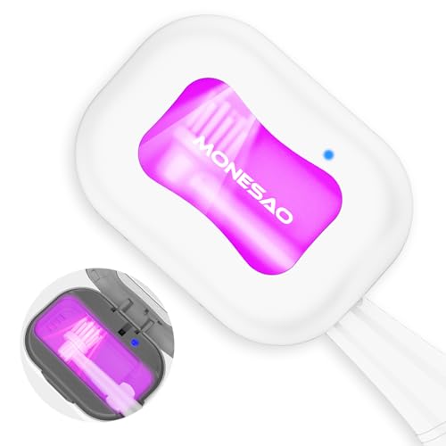 Toothbrush Sanitizer Case, Portable Mini Toothbrus...