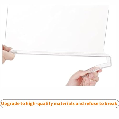 Clear Acrylic Shelf Dividers for Closet Organization - 6 Pack Closet Shelf Divider for Sweatshirt,Towel,Bag,Purse,Clothing,Sweater Organizer,Plastic Dividers and Separators for Shelves and Bedroom