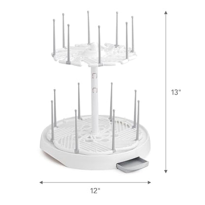 Munchkin® High Capacity Drying Rack for Baby Bottles and Accessories, White