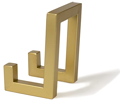 8” Tall Industrial-Style Metal Photo Frame Holder... (Gold | Metal)