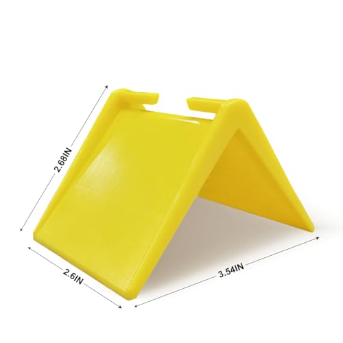 20 Pack 2 in V Shaped Corner Edge Protectors for Flatbed, Yellow | Crack resistant plastic, fits 1 to 2 inch tie down straps, heavy duty corner guards, for flatbed trailer pallets and moving