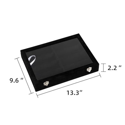 8-Slot Sunglass Organizer,Velvet Sunglass Holder for Drawer | Vanity Glass Holder,Sunglass Case For Multiple Sunglass,Sunglass Tray for Drawer,Sunglass Box for Women,Eyeglass Organizer