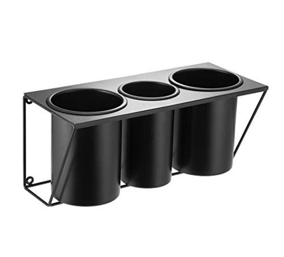 Hair Dryer Holder Hair Styling Product Care Tool Organizer Bath Supplies Accessories Tray Stand Storage Bathroom Steel Hair Dryer Holder(Black) MK470B