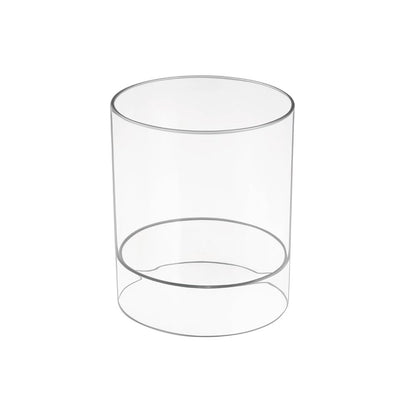 iDesign Clarity Collection Hair Accessories Organizer Canister, Clear | 6" x 6" x 7"