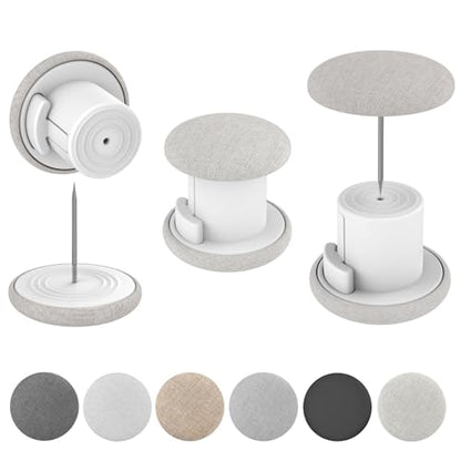 Duvet Clips to Hold Comforter Inside 6Pack, Non-Slip Fasteners to Hold Comforter in Place, Prevent Shifting for Bedding Sheets Quilts Blankets, Double-Sided Soft Fabric Pins (Natural)