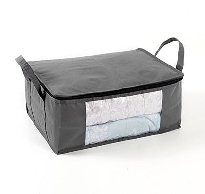 Storage Bins Storage Bags Closet Organizers Sweater Storage Clothes Storage Containers, 3pc Pack, Gray (G01)