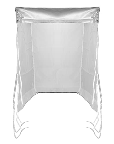 QWORK Washer and Dryer Covers, Heavy Duty Waterproof Washing Machine Cover for Most Top Load or Front Load Machine, Dustproof, All Weather Protection, 29" W x 28" D x 43" H