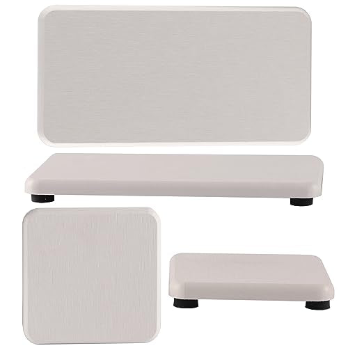 Set of 4 Water Absorbent Diatomite Coasters, Diato... (4 Count | Set of 4 White | Diatomite)