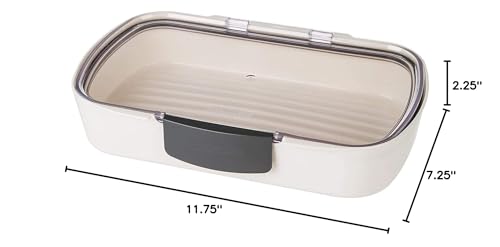 ProKeeper Deli Food Storage Container with Air-Tight Seal and Dry Erase Lid
