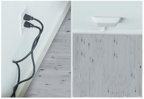 Sleek Socket Original & Patented Flat Ultra-Thin Outlet Concealer with Extension Cord Kit, Multi Outlets Power Strip, Ideal for Home Improvement, Hide Bulky and Messy Cords, 3ft