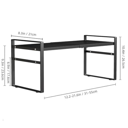 Expandable Cabinet Shelf Organizer Riser for Kitchen Pantry Cupboard Under Sink Countertop,Kitchen Cabinet Shelf