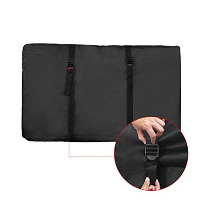 Uranshin Large Outside Chair Storage Bag, 600D Chair Carry Bag | Zero Gravity Chair Cover, Heavy Duty Folding Lounge Chair Carrying Case, Moving Bags with Zippers, 43" L x 11" W x 29" H