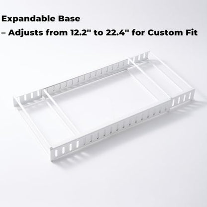 White Plate Stacker for Inside a Cabinet – Expanda... (white | Alloy Steel)