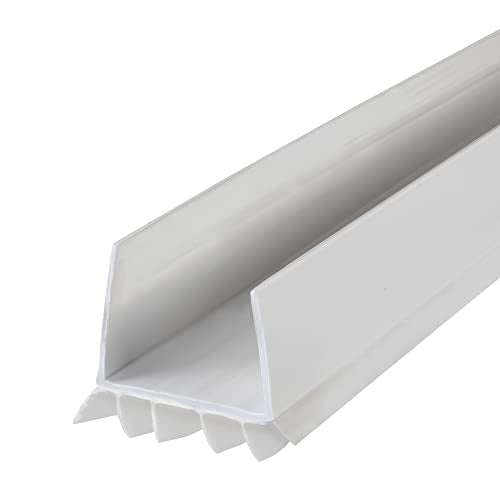 M-D Building Cinch® U-Shape Slide-On Under Door Se... (White | Vinyl)