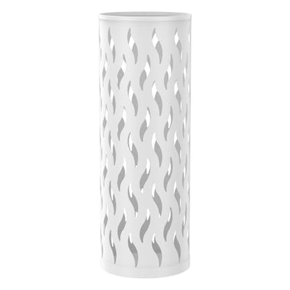 Umbrella Stand Metal Umbrella Holder Hollowed Umbrella Rack Freestanding Umbrella Stand Rack Practical Umbrella Organizer Indoor Umbrella Storage Rack for Home Entryway(white-1-circular)