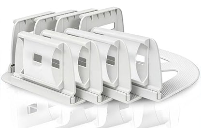 Upgrade Bed Sheet Holders for Corners - 4 Pack One-Time Installation Sheet Locks, Heavy Duty Fitted Sheet Clips to Keep Sheets Tight & Firm, No-Lift Mattress Sheet Grippers, Universal Fit