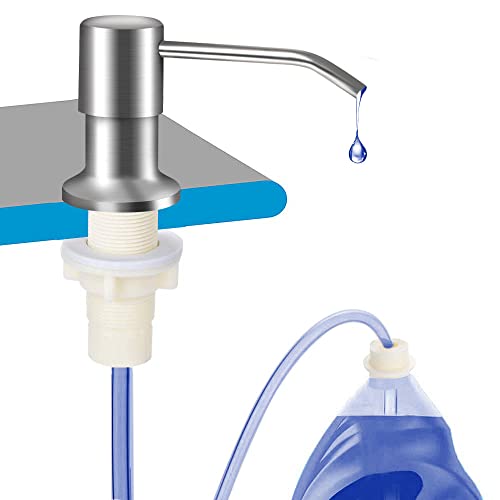 Dish Soap Dispenser for Kitchen Sink (Brushed Nick... (Brushed Nickel | Stainless Steel)