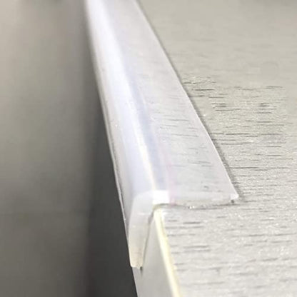 100% Silicone Clear Edge Protector Baby Proofing Furniture Guard, 3FT | Pre-Taped Adhesive Table Corner Guards, Flexible for Child Safety, Wall Cabinets Counter Bumper, 5/8" Depth
