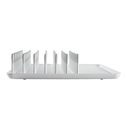 OXO Good Grips Compact Dish Rack, Biscuit, 13-3/4" x 10-3/8" x 3-1/2" h for Storage