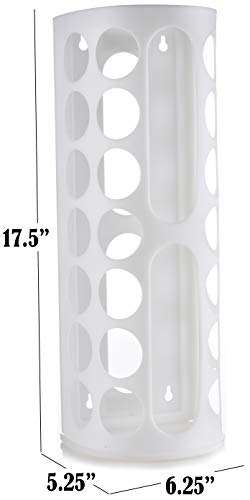 Handy Laundry Grocery Bag Storage Holder, Large Bag Dispenser, Neatly Store Plastic Shopping Bags & Keep them Handy for Reuse, Access Holes Make Adding or Retrieving Bags Simple & Convenient, (2-Pack)