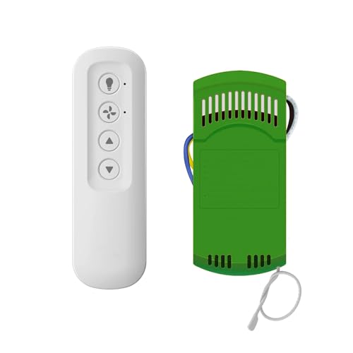 Ceiling Fan Remote Control Kit Replacement for Hunter 99770 | Universal 3-speed Fan Control Kit for Hunter Hampton Bay Harbor Breeze Ceiling Fans. Fits 99392/99813/99770/99122/99123/99198