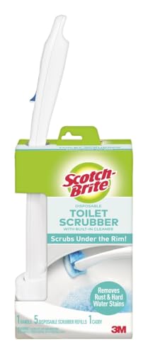 Disposable Toilet Scrubber Starter Kit, Disposable... (Multicolor | Plastic)