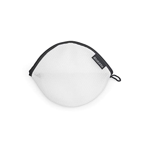 Brabantia Mesh Zip Up Laundry Bra Bag (White) for Washing Machine Delicates, Organizer Travel Bags