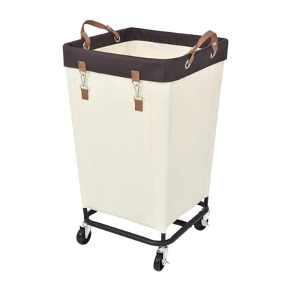 StorageWorks 160L Laundry Basket with Wheels, Rolling Hampers for Clothing
