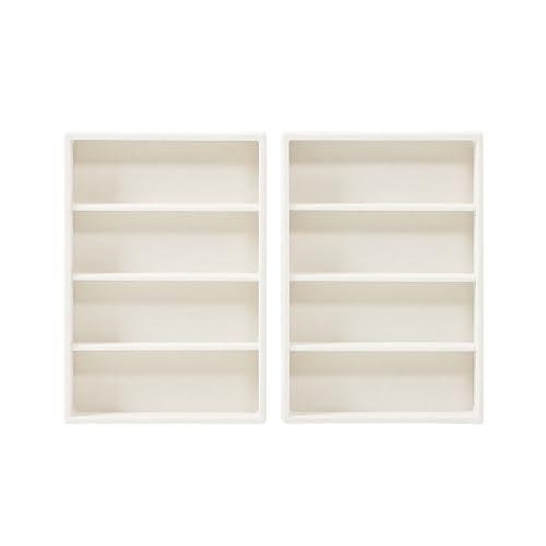 Byken 2 Pcs Sunglasses Organizer,4 Grid Eyeglass Jewelry Storage Tray for Drawer,Beige White