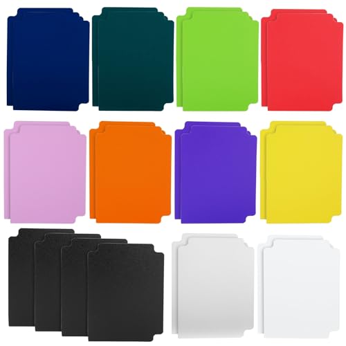 Okuna Outpost Deck Boxes with Dividers - Trading Card Storage Box & Organizer - Bulk Plastic Cases for Baseball & Game Cards - 2.88 x 1.88 x 3.88 in, Multicolor, 12-Pack