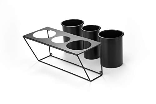 Hair Dryer Holder Hair Styling Product Care Tool Organizer Bath Supplies Accessories Tray Stand Storage Bathroom Steel Hair Dryer Holder(Black) MK470B