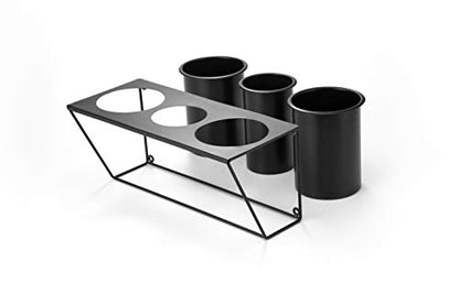 Hair Dryer Holder Hair Styling Product Care Tool Organizer Bath Supplies Accessories Tray Stand Storage Bathroom Steel Hair Dryer Holder(Black) MK470B