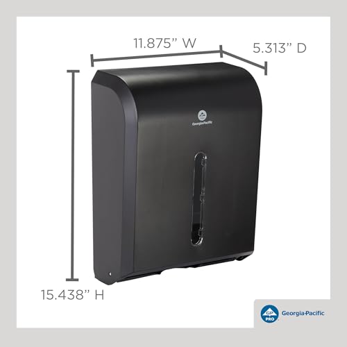 Georgia-Pacific Combi-Fold Paper Towel Dispenser, 56650A, Black