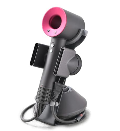 Hair Dryer Stand for Dyson Supersonic, Hair Dryer Holder Organizer for Diffuser Nozzle, Bathroom Countertop Storage Stand